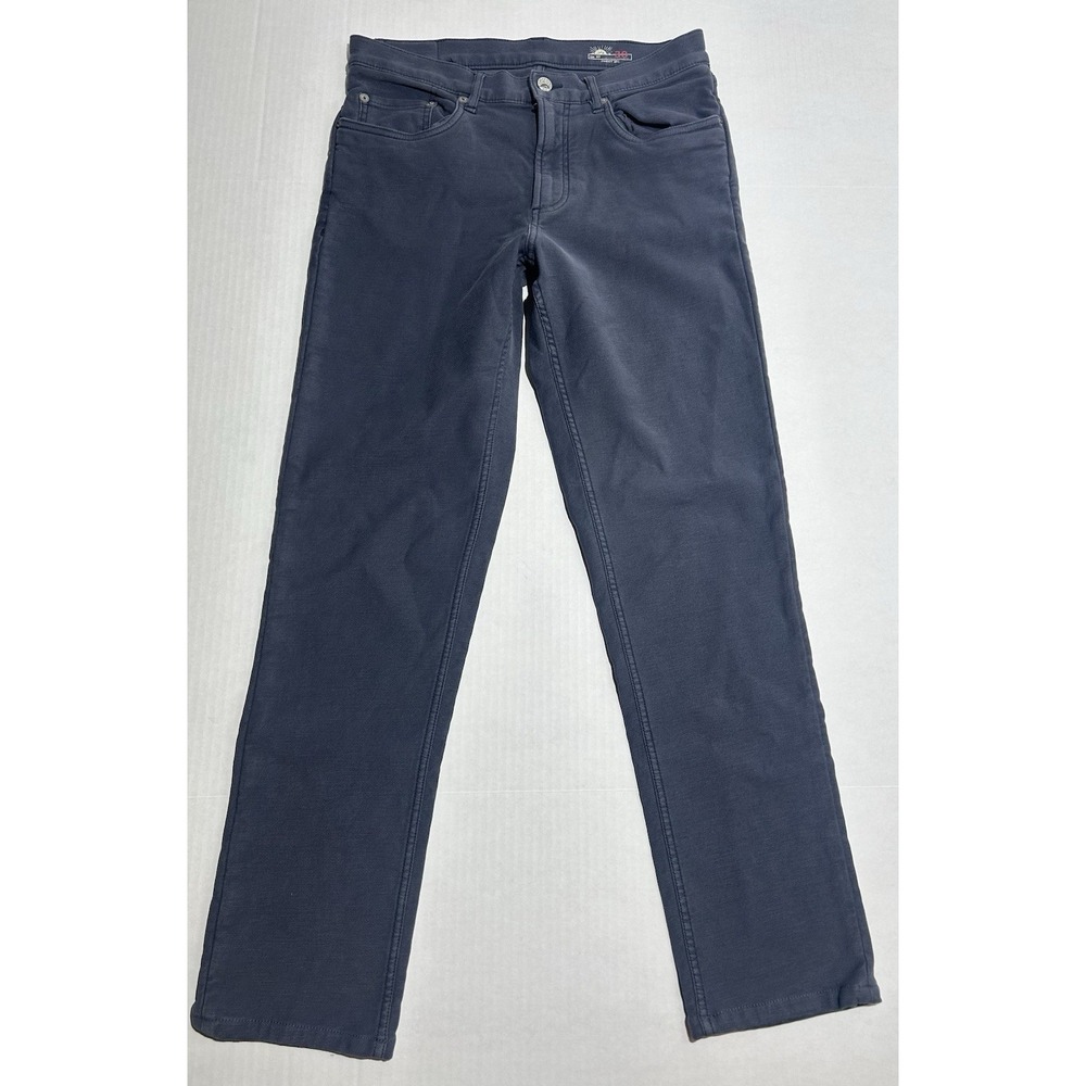 Faherty Pants Mens 30 Navy Movement 5 Pocket Stretch Cotton Coastal Fit 30x30